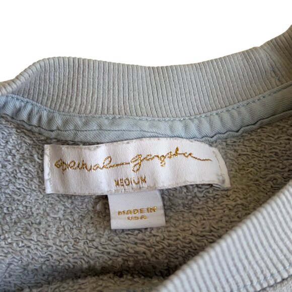 Spiritual Gangster Breathe Deep Crewneck Sweatshirt (Blue) - Size Medium - Picture 4 of 7